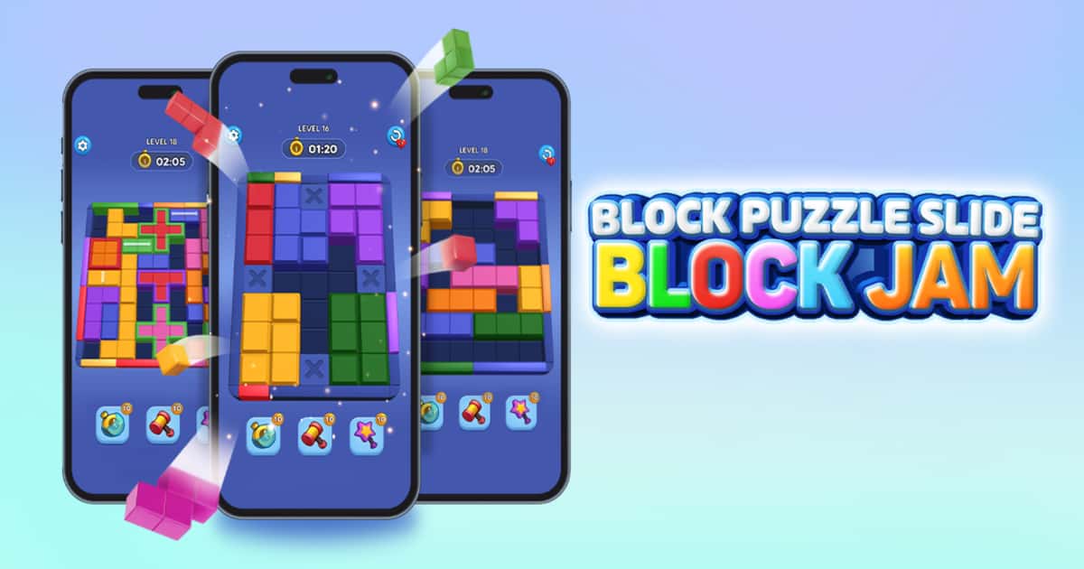 Puzzle-Block Puzzle Slide - Block Jam Game Cover