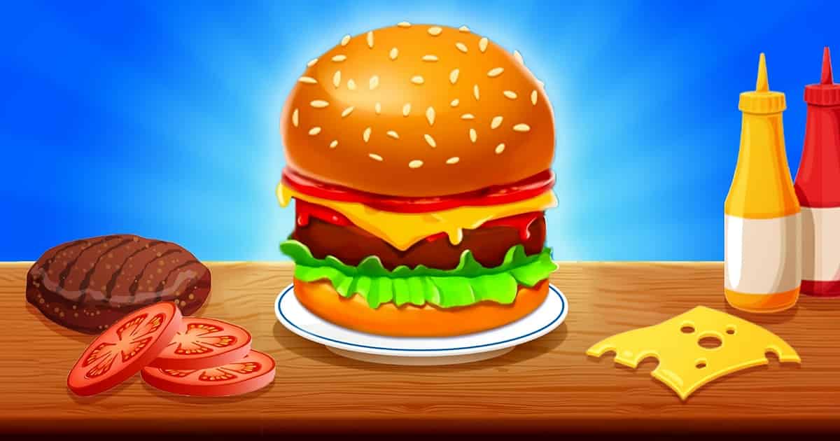 Simulation- Burger Cafe Game Cover