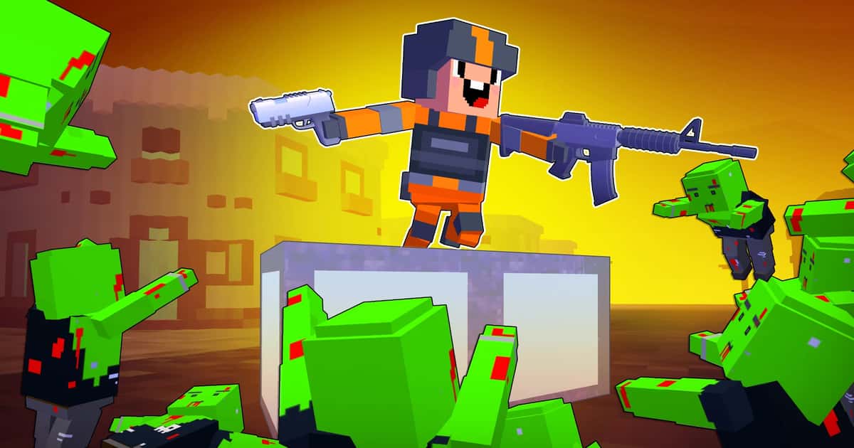 Action-Cubic Frontier Zombie Robby Game Cover