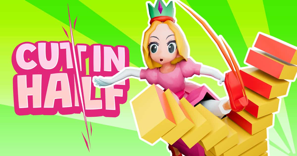 Puzzle-Cut in Half Game Cover