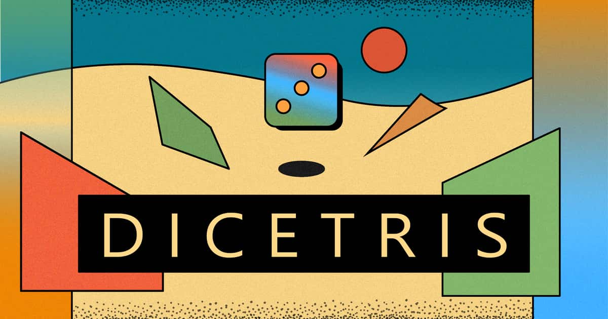 Puzzle-Dicetris Game Cover