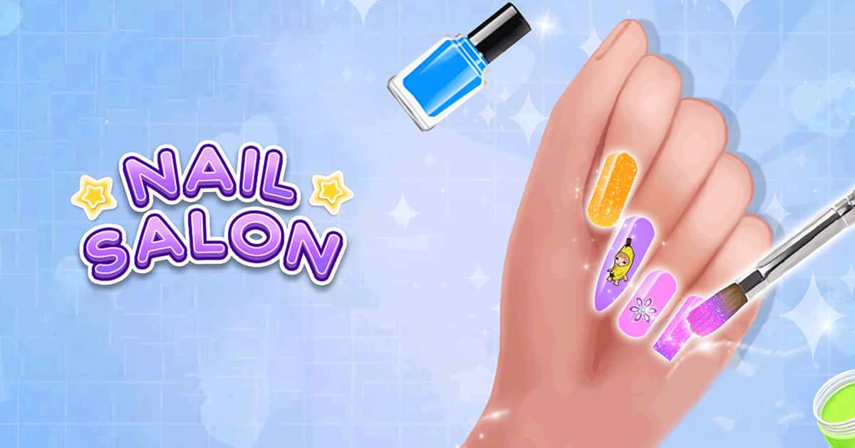 Simulation-Girls Nail Salon - Nail Games Game Cover
