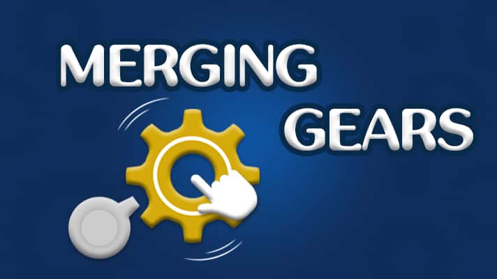 Puzzle-Merging Gears Game Cover