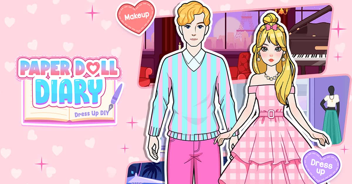 Simulation-Paper Doll Diary Dress Up DIY Game Cover