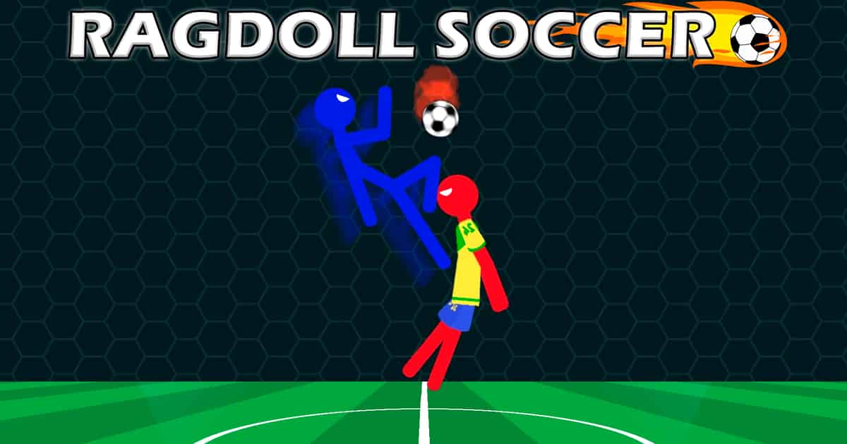Action - Ragdoll Soccer 2 Players Game Cover
