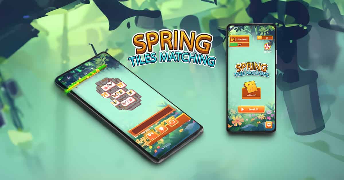 Puzzle-Spring Tiles Matching Game Cover